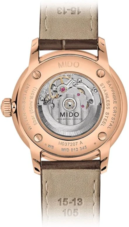 Mido Baroncelli M0372073604100 Damen Automatikuhr 2 Mido Baroncelli M0372073604100 Damen Automatikuhr – Bild 2
