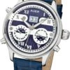 AUER Classic Collection BA-513-BluSBluL Herren Automatikuhr Klassisch Schlicht