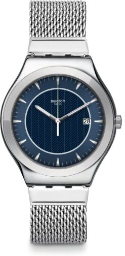 Swatch I Big Classic BLUE ICONE Irony YWS449MA Armbanduhr