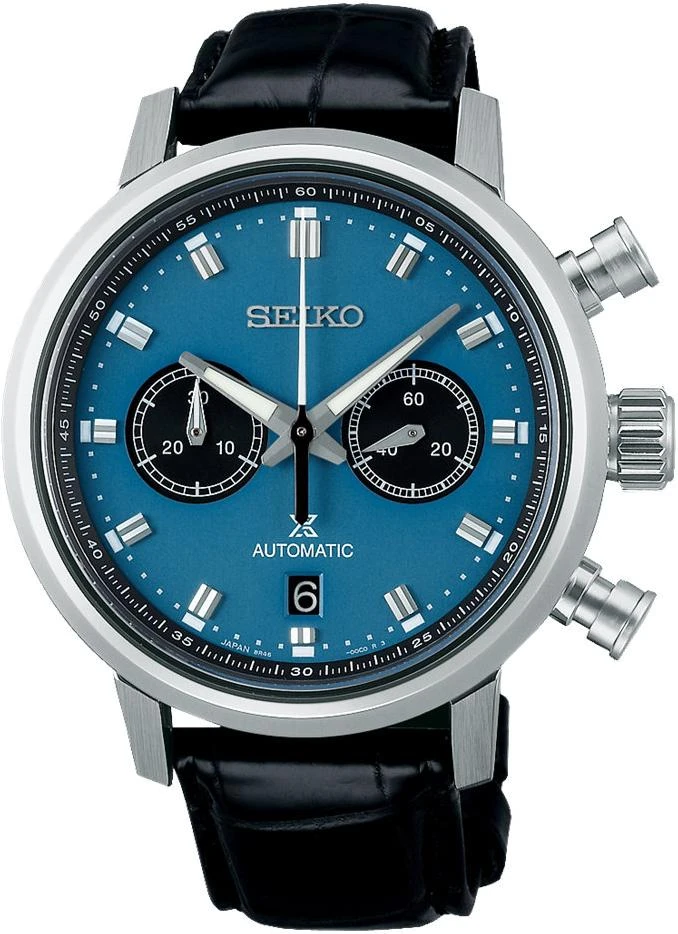 Seiko Prospex PROSPEX AUTOMATIK CHRONOGRAPH AHICDC DCSG LB ZB BLAU 10 BAR SRQ039J1 Herren Automatikuhr 1 Seiko Prospex PROSPEX AUTOMATIK CHRONOGRAPH AHICDC DCSG LB ZB BLAU 10 BAR SRQ039J1 Herren Automatikuhr