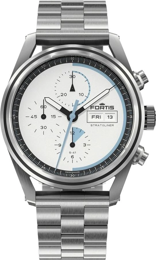 Fortis S-41 "White Dust" F2340006 Herren Automatikuhr 1 Fortis S-41 "White Dust" F2340006 Herren Automatikuhr