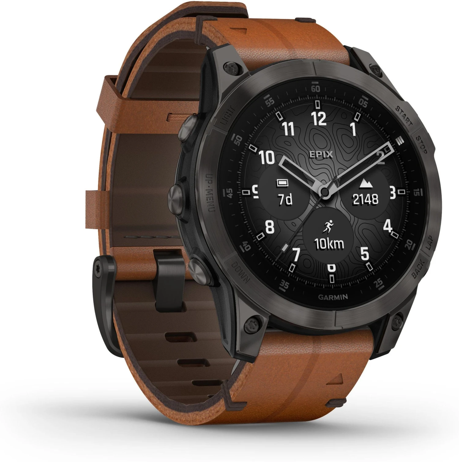 Garmin EPIX™ SAPPHIRE TITAN 010-02582-30 Smartwatch Bluetooth, GPS, Pulsmessung 6 Garmin EPIX™ SAPPHIRE TITAN 010-02582-30 Smartwatch Bluetooth, GPS, Pulsmessung – Bild 6