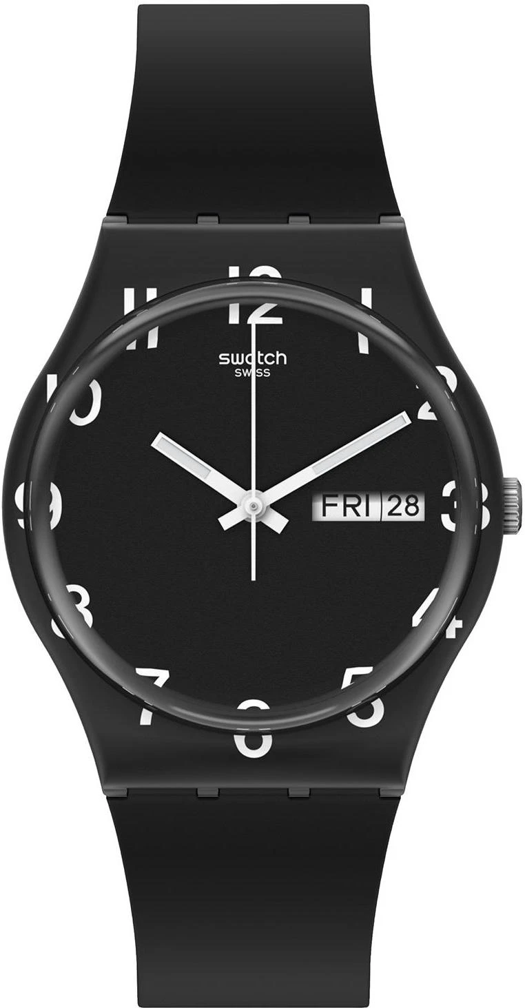 Swatch OVER BLACK GB757 Unisexuhr 2 Swatch OVER BLACK GB757 Unisexuhr – Bild 2