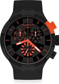 Swatch CHECKPOINT RED SB02B402 Unisexuhr