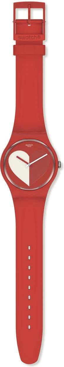 Swatch HALF <3 WHITE SO29Z112 Unisexuhr 4 Swatch HALF <3 WHITE SO29Z112 Unisexuhr – Bild 4