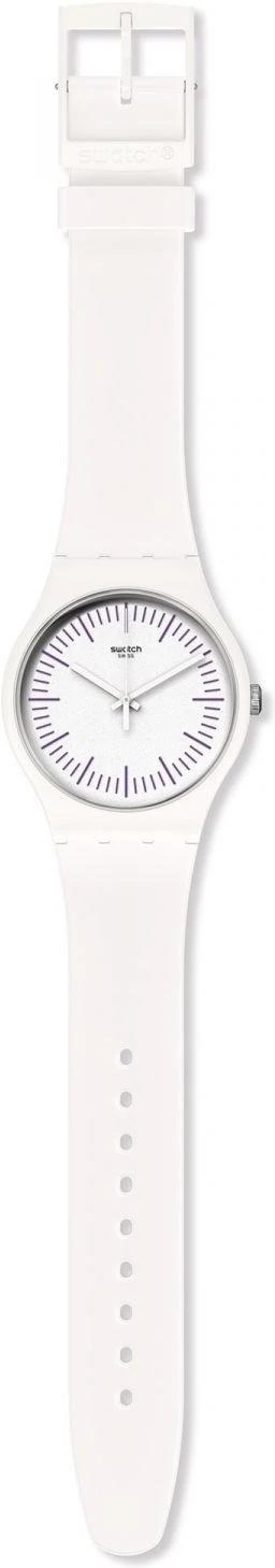 Swatch WHITENPURPLE SUOW173 Unisexuhr 1 Swatch WHITENPURPLE SUOW173 Unisexuhr