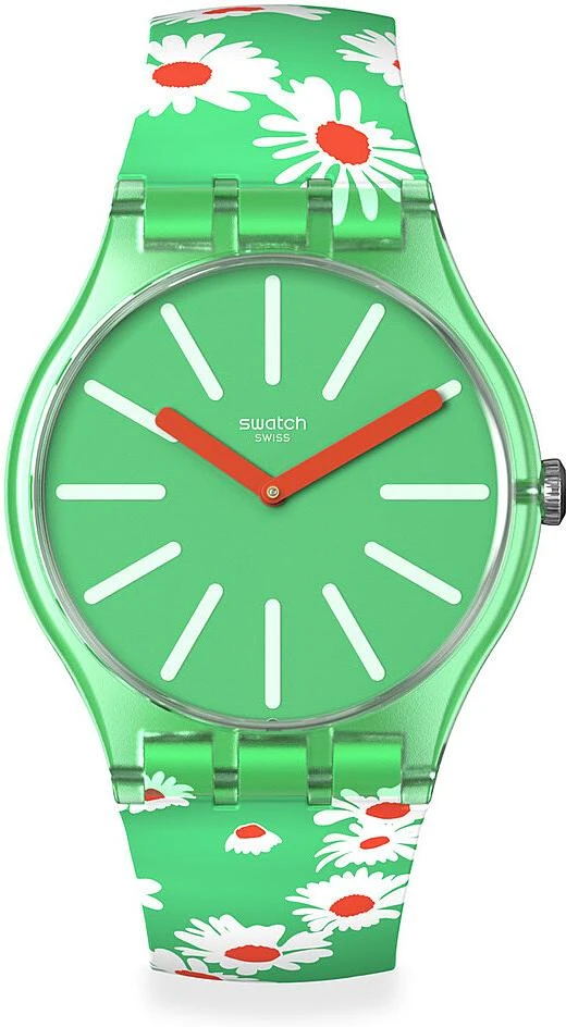 Swatch MEADOW FLOWERS SO29G104 Unisexuhr 1 Swatch MEADOW FLOWERS SO29G104 Unisexuhr