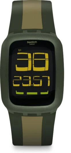 Swatch Swatch Touch SWATCH TOUCH OLIVE & LIGHT GRE SURG101D Unisex Digitaluhr
