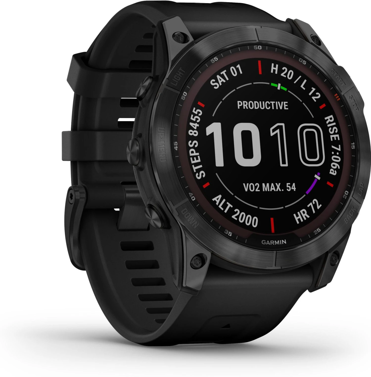 Garmin FENIX® 7X SOLAR TITAN 010-02541-23 Smartwatch Bluetooth, GPS, Pulsmessung 3 Garmin FENIX® 7X SOLAR TITAN 010-02541-23 Smartwatch Bluetooth, GPS, Pulsmessung – Bild 3