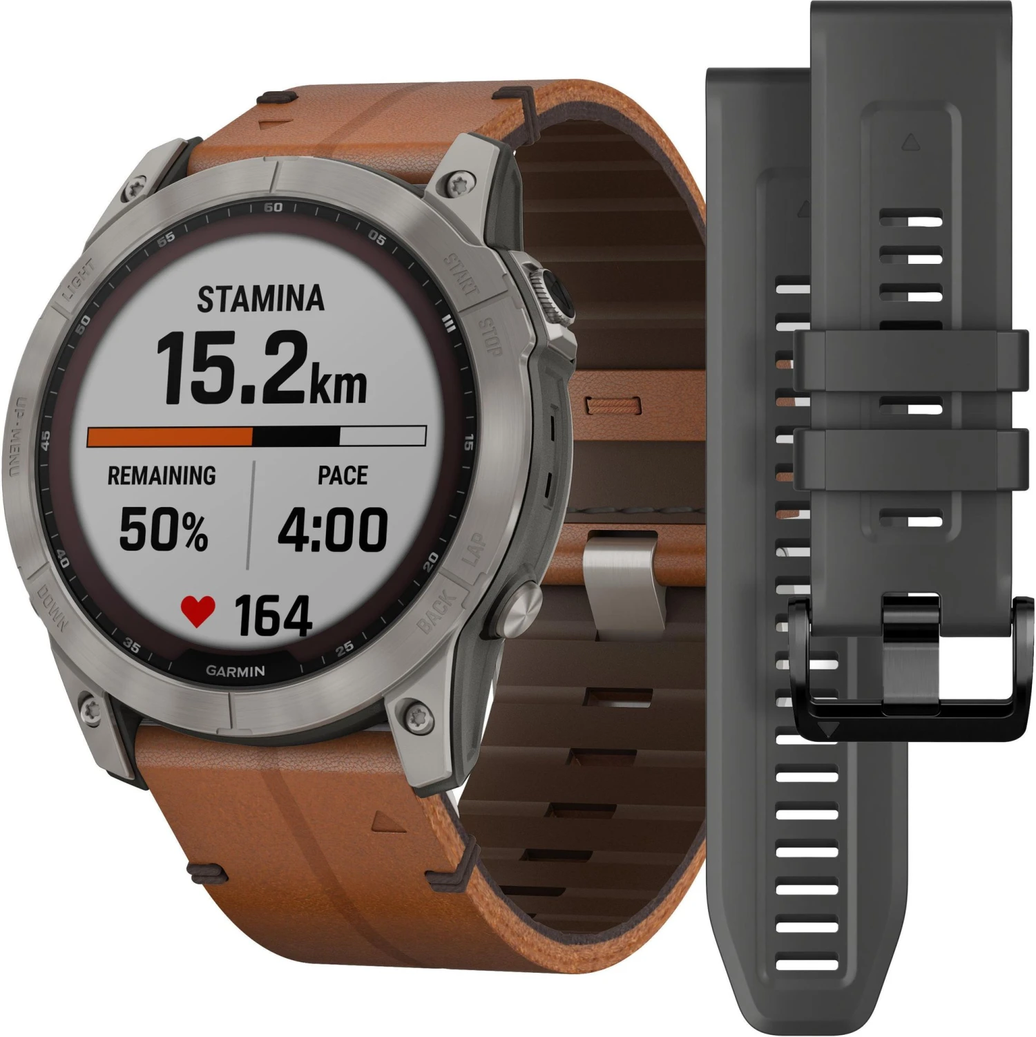 Garmin FENIX® 7X SOLAR TITAN 010-02541-19 Smartwatch Bluetooth, GPS, Pulsmessung 7 Garmin FENIX® 7X SOLAR TITAN 010-02541-19 Smartwatch Bluetooth, GPS, Pulsmessung – Bild 7