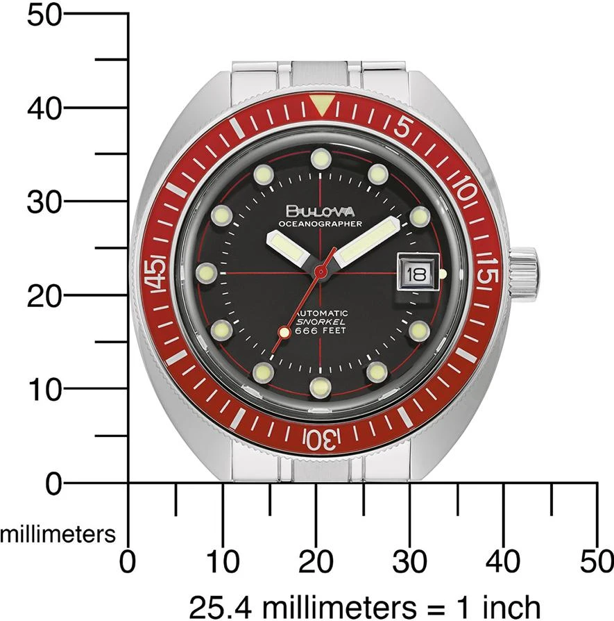 Bulova Oceanographer 96B343 Herren Automatikuhr 3 Bulova Oceanographer 96B343 Herren Automatikuhr – Bild 3