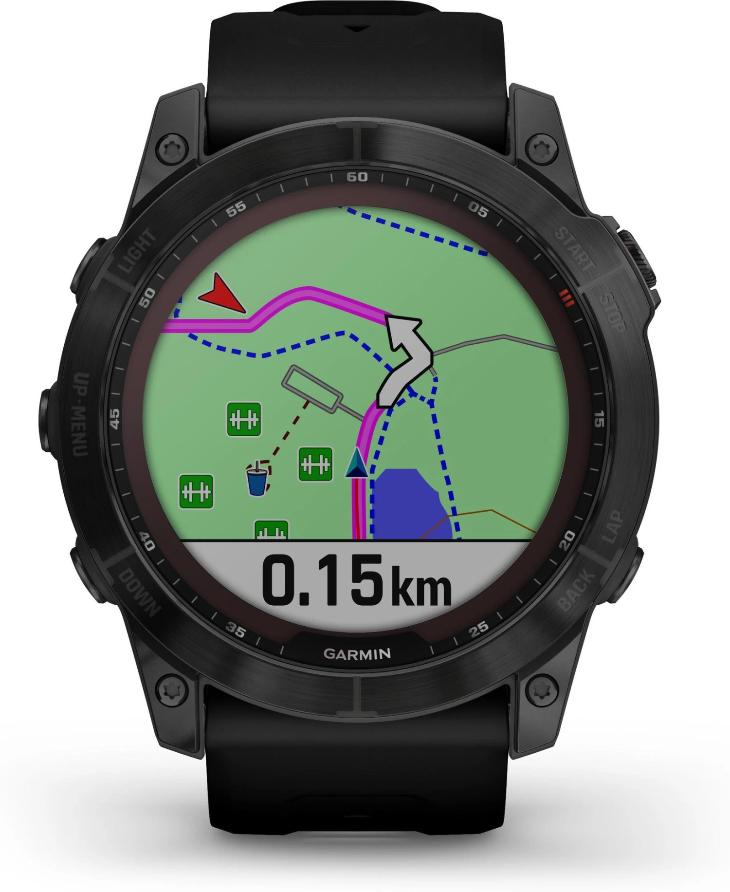 Garmin FENIX® 7X SOLAR TITAN 010-02541-23 Smartwatch Bluetooth, GPS, Pulsmessung 2 Garmin FENIX® 7X SOLAR TITAN 010-02541-23 Smartwatch Bluetooth, GPS, Pulsmessung – Bild 2